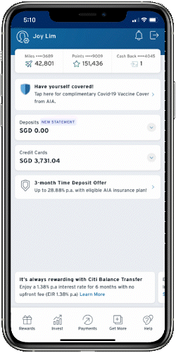 Citi card points tracking