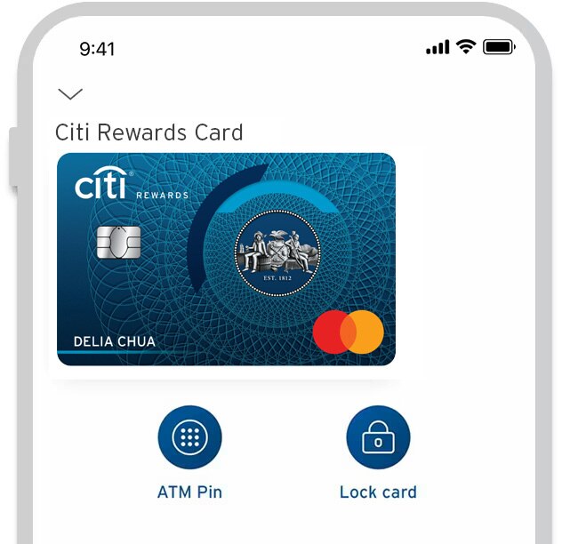 Citi app security lock