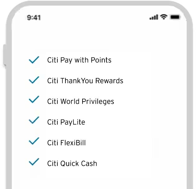 Manage Citi Rewards card