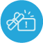 Impersonation scam warning icon