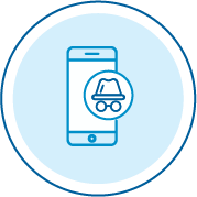 Citibank phone incognito icon